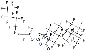 chromium(3+) perfluorooctanoate,68141-02-6,结构式