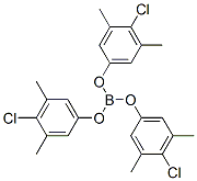 4-chloro-3,5-dimethylphenol, triester with boric acid Struktur