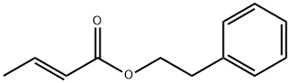 クロトン酸フェネチル 化学構造式