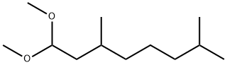 1,1-dimethoxy-3,7-dimethyloctane Structure