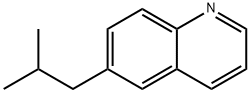6-イソブチルキノリン 化学構造式