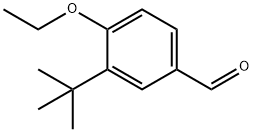 3-(TERT-ブチル)-4-エトキシベンズアルデヒド 化学構造式