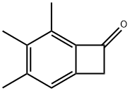 Bicyclo[4.2.0]octa-1,3,5-trien-7-one, 3,4,5-trimethyl- (9CI) 结构式