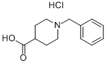 1-BENZYL-PIPERIDINE-4-CARBOXYLIC ACID HYDROCHLORIDE Structure