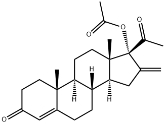 17ALPHA-ACETOXY-16-METHYLENE-PREGN-4-EN-3,20-DIONE Structure