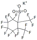 potassium nonafluorobis(trifluoromethyl)cyclohexanesulphonate Struktur