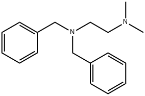 N,N-dimethyl-N',N'-dibenzylethylenediamine Struktur