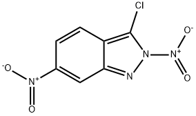 3-chloro-2,6-dinitro-indazole Struktur