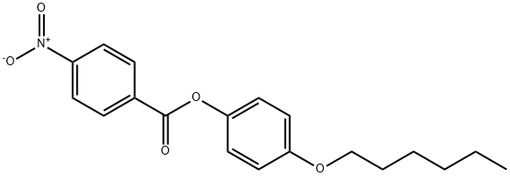 4-Hexyloxyphenyl 4-nitrobenzoate Struktur