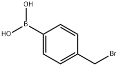 4-(溴甲基)苯硼酸 结构式