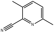 2-Cyano-3,6-dimethylpyridine Struktur