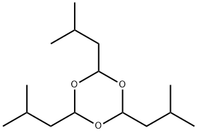 2,4,6-トリイソブチル-1,3,5-トリオキサン 化学構造式