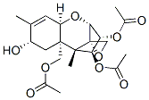 Trichothec-9-ene-3,4,8,15-tetrol, 12,13-epoxy-, 3,4,15-triacetate, (3a lpha,4beta,8alpha)- Struktur