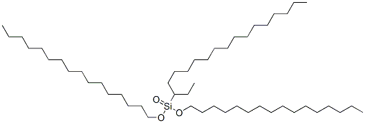 けい酸エチルトリスヘキサデシル 化学構造式
