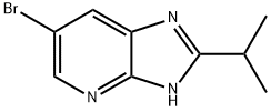 6-Bromo-2-isopropyl-3H-imidazo[4,5-b]pyridine Structure