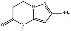 2-氨基-6,7-二氢吡唑并[1,5-A]嘧啶-5(4H)-酮, 68176-11-4, 结构式