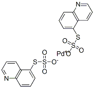 palladium 5-sulfomercaptoquinoline Structure