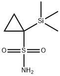 Cyclopropanesulfonamide, 1-(trimethylsilyl)- (9CI) Structure