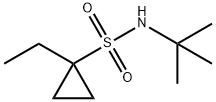 Cyclopropanesulfonamide, N-(1,1-dimethylethyl)-1-ethyl- (9CI) Structure