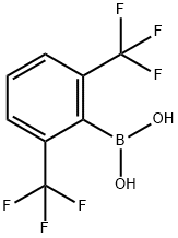 2,6-BIS(TRIFLUOROMETHYL)BENZENEBORONIC ACID Structure