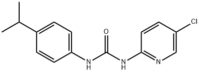 1-(5-chloro-pyridin-2-yl)-3-(4-isopropyl-phenyl)-urea,681845-58-9,结构式