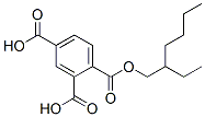 1,2,4-Benzenetricarboxylic acid, 2-ethylhexyl ester 化学構造式