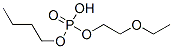 Phosphoric acid, butyl 2-ethoxyethyl ester,68186-39-0,结构式