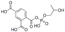 1,2,4-Benzenetricarboxylic acid, ester with 1,2-propanediol phosphate Structure