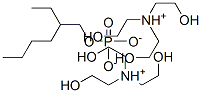 Phosphoric acid, 2-ethylhexyl ester, compd. with 2,2',2''-nitrilotris[ethanol] Struktur