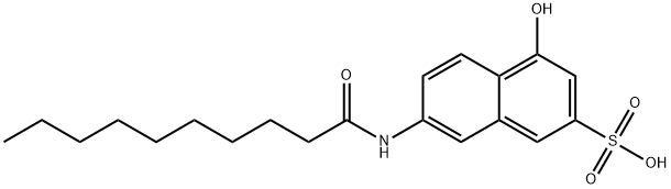 4-하이드록시-7-[(1-옥소데실)아미노]나프탈렌-2-설폰산