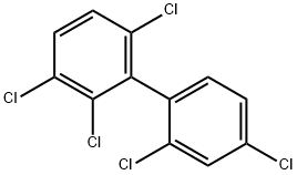 2,2',3,4',6-戊氯联苯 结构式