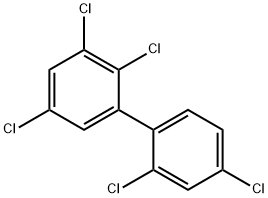 2,2',3,4',5-戊氯联苯 结构式