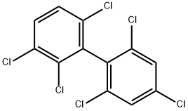 2,2',3,4',6,6'-HEXACHLOROBIPHENYL Structure