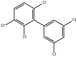 2,3,3',5',6-ペンタクロロ-1,1'-ビフェニル 化学構造式