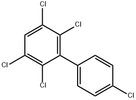 2,3,4',5,6-ペンタクロロビフェニル 化学構造式