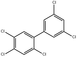 2,3',4,5,5'-ペンタクロロビフェニル 化学構造式