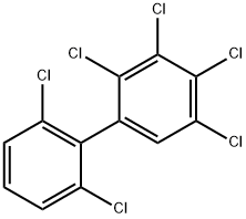 2,2',3,4,5,6'-HEXACHLOROBIPHENYL Struktur