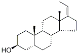 (3α,5α,17Z)-Pregn-17(20)-en-3-ol Struktur