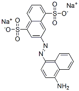 disodium 3-[(4-amino-1-naphthyl)azo]naphthalene-1,5-disulphonate Structure