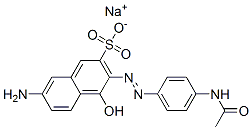 sodium 3-[[4-acetamidophenyl]azo]-7-amino-4-hydroxynaphthalene-2-sulphonate|