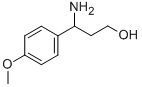 3-氨基-3-(对甲氧基苯基)-1-丙醇,68208-24-2,结构式