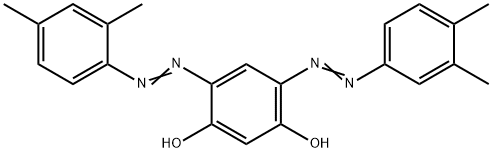4-[(2,4-ジメチルフェニル)アゾ]-6-[(3,4-ジメチルフェニル)アゾ]-1,3-ベンゼンジオール 化学構造式