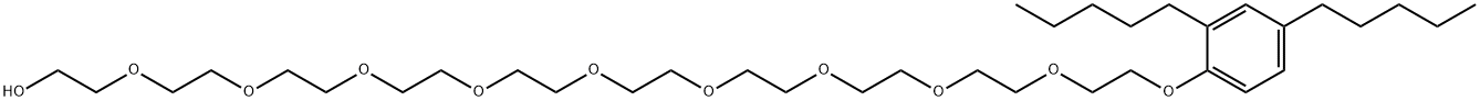 29-(2,4-dipentylphenoxy)-3,6,9,12,15,18,21,24,27-nonaoxanonacosanol Struktur