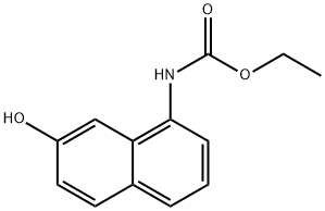ethyl (7-hydroxy-1-naphthyl)-carbamate Struktur