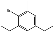 2-bromo-3,5-diethyltoluene Structure
