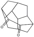 3,6-Ethanodicyclopenta(cd,gh)pentalene-7,8-dione, dodecahydro-,68217-19-6,结构式