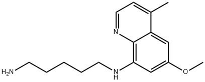 4-methyl-6-methoxy-8-(1-pentamethyleneamino)aminoquinoline,68219-12-5,结构式
