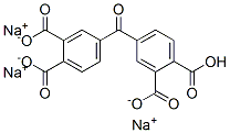 trisodium hydrogen 4,4'-carbonylbisphthalate,68226-91-5,结构式
