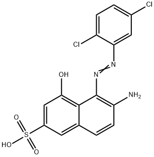 6-amino-5-[(2,5-dichlorophenyl)azo]-4-hydroxynaphthalene-2-sulphonic acid,68227-43-0,结构式