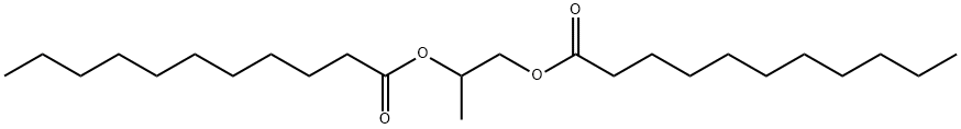 丙二醇双十一烷酸酯, 68227-47-4, 结构式
